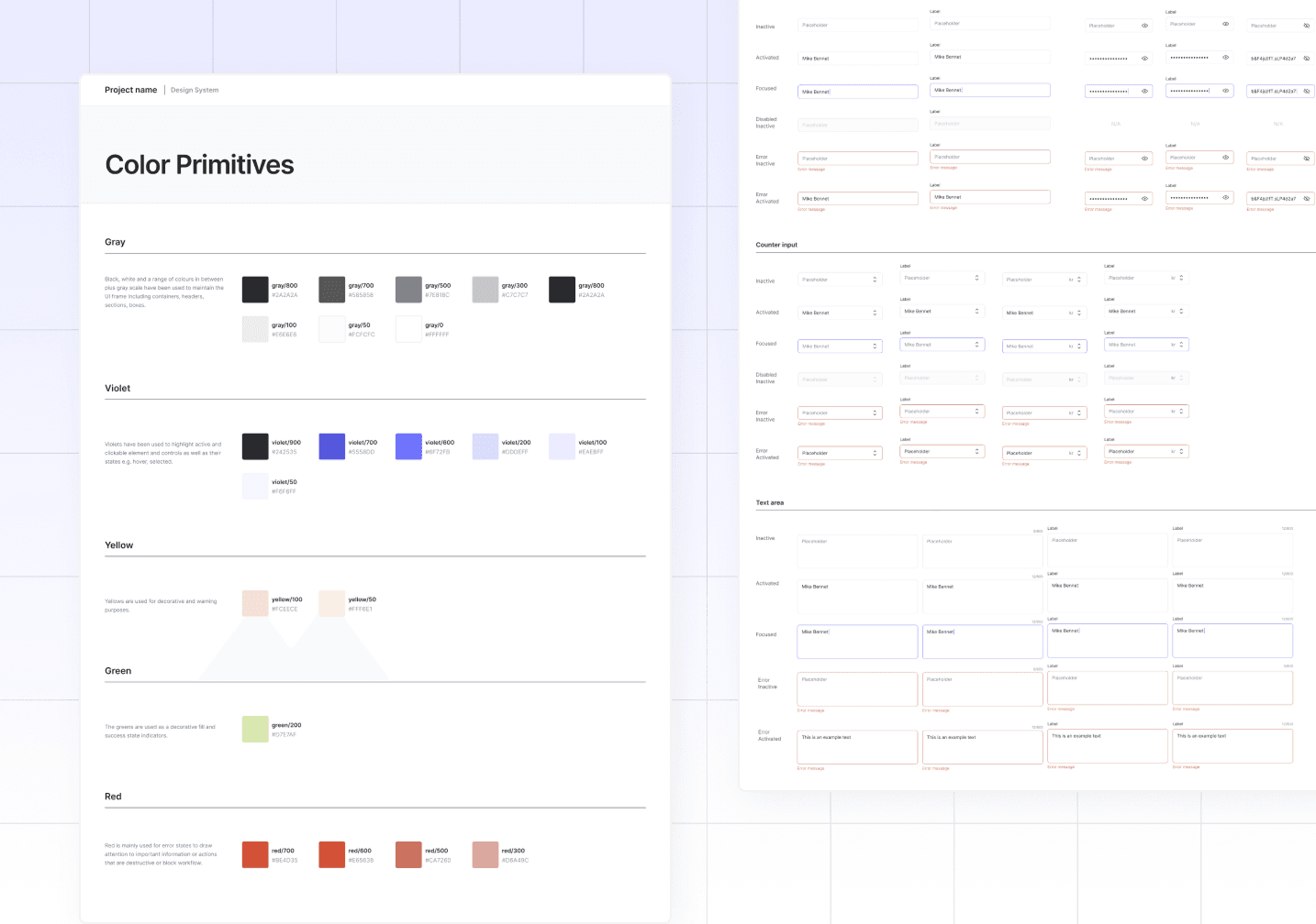 design system for online marketplace