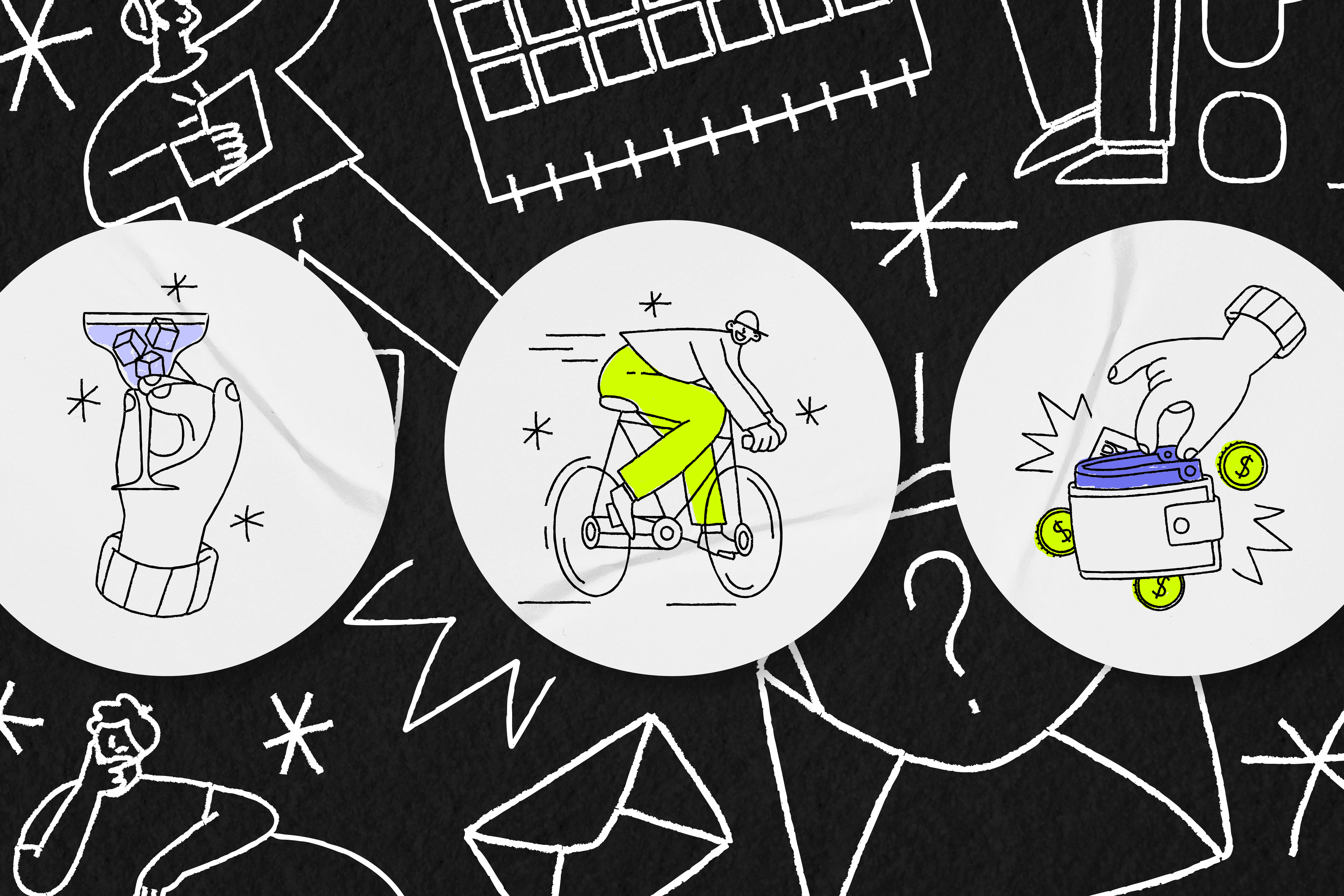 illustration set for online platform